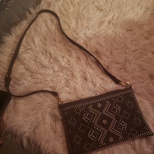 Studded crossbody purse